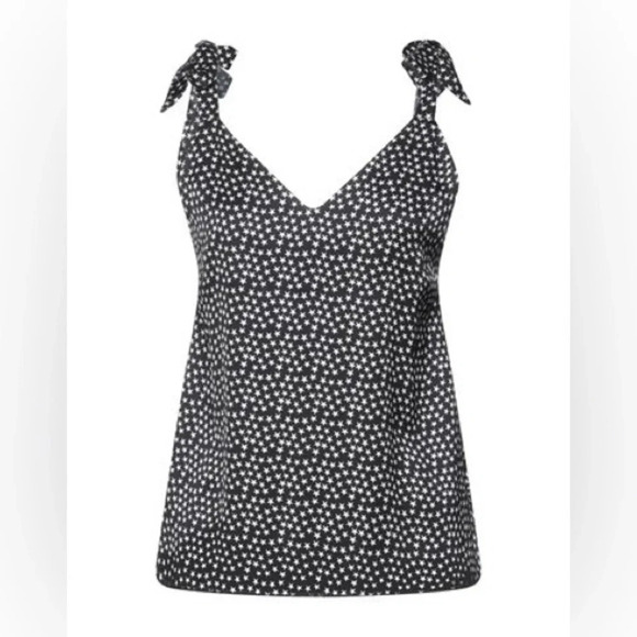 Free People Love Stories Brand Satin Star Print Cami - Picture 2 of 7